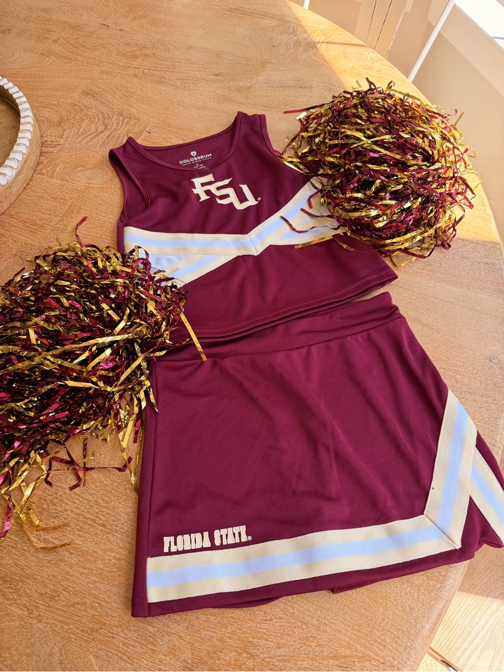 Florida State Seminoles Girls Cheerleading Set